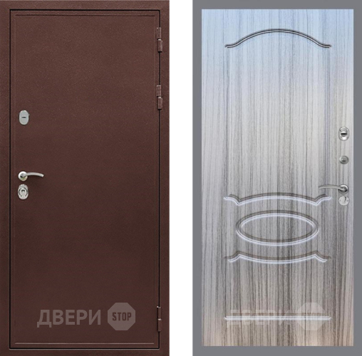 Дверь Рекс (REX) 5 металл 3 мм FL-128 Сандал грей в Павловском Посаде