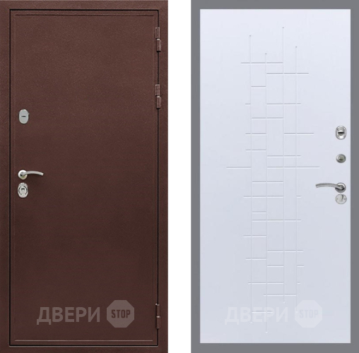 Дверь Рекс (REX) 5 металл 3 мм FL-289 Белый ясень в Павловском Посаде