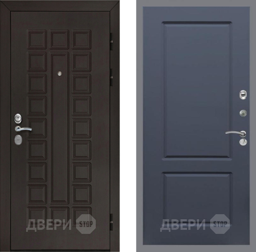 Входная металлическая Дверь Рекс (REX) Сенатор Cisa FL-117 Силк титан в Павловском Посаде