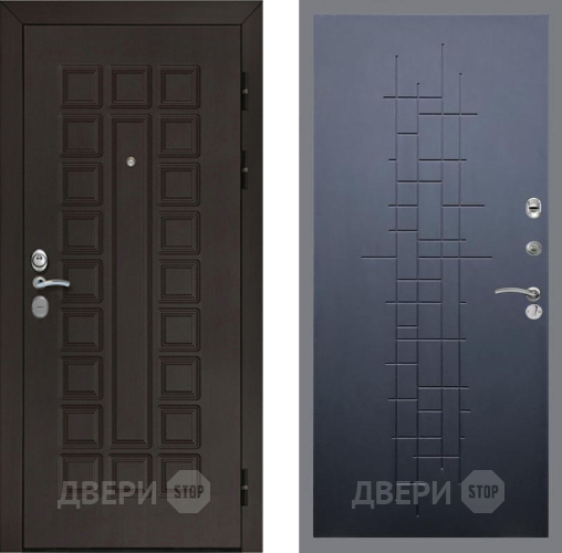 Входная металлическая Дверь Рекс (REX) Сенатор Cisa FL-289 Ясень черный в Павловском Посаде