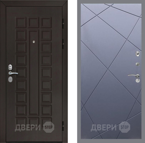 Входная металлическая Дверь Рекс (REX) Сенатор Cisa FL-291 Силк титан в Павловском Посаде