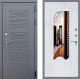 Входная металлическая Дверь Стоп СКАНДИ ЗкркалоФЛ-147 Ясень белый в Павловском Посаде