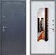 Входная металлическая Дверь Стоп СИЛЬВЕР ЗкркалоФЛ-147 Ясень белый в Павловском Посаде