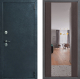 Входная металлическая Дверь Дверной континент ДК-70 Дизайн ФЛЗ-1 Зеркало Венге в Павловском Посаде