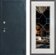 Входная металлическая Дверь Дверной континент ДК-70 Дизайн ФЛ-Тиффани Зеркало Белое дерево в Павловском Посаде