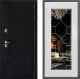 Входная металлическая Дверь Дверной континент ДК-1 ФЛ-Тиффани Зеркало Белое дерево в Павловском Посаде