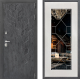 Входная металлическая Дверь Дверной континент ДК-3/713 ФЛ-Тиффани Зеркало Белое дерево в Павловском Посаде