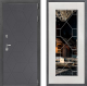 Входная металлическая Дверь Дверной континент ДК-3/744 ФЛ-Тиффани Зеркало Белое дерево в Павловском Посаде