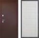 Входная металлическая Дверь Дверной континент Рубикон Медь Дизайн ФЛ-70 Лиственница белая в Павловском Посаде