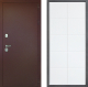 Входная металлическая Дверь Дверной континент Рубикон Медь Дизайн ФЛ-Кватро Белое дерево в Павловском Посаде