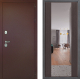 Входная металлическая Дверь Дверной континент Рубикон Медь Дизайн ФЛЗ-1 Зеркало Венге в Павловском Посаде