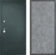 Входная металлическая Дверь Дверной континент Рубикон Серебро Дизайн ФЛ-655 Бетон серый в Павловском Посаде