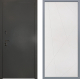 Дверь Заводские двери Эталон 3к антик серебро Флитта Белый софт в Павловском Посаде