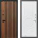 Входная металлическая Дверь Лабиринт (LABIRINT) Шторм 23 Белый софт в Павловском Посаде