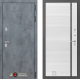 Входная металлическая Дверь Лабиринт (LABIRINT) Бетон 22 Белый софт в Павловском Посаде