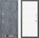 Входная металлическая Дверь Лабиринт (LABIRINT) Бетон 13 Белый софт в Павловском Посаде