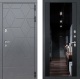 Входная металлическая Дверь Лабиринт (LABIRINT) Cosmo Зеркало Максимум с тонировкой Черный кварц в Павловском Посаде