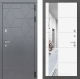 Входная металлическая Дверь Лабиринт (LABIRINT) Cosmo Зеркало 19 Белый софт в Павловском Посаде