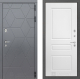Входная металлическая Дверь Лабиринт (LABIRINT) Cosmo 03 Белый софт в Павловском Посаде