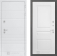 Входная металлическая Дверь Лабиринт (LABIRINT) Трендо 03 Белый софт в Павловском Посаде