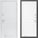 Входная металлическая Дверь Лабиринт (LABIRINT) Трендо 11 Белый софт в Павловском Посаде