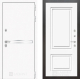 Входная металлическая Дверь Лабиринт (LABIRINT) Лайн White 26 Белый (RAL-9003) в Павловском Посаде