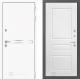 Входная металлическая Дверь Лабиринт (LABIRINT) Лайн White 03 Белый софт в Павловском Посаде