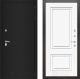 Дверь Лабиринт (LABIRINT) Classic шагрень черная 26 Белый (RAL-9003) в Павловском Посаде