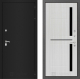 Входная металлическая Дверь Лабиринт (LABIRINT) Classic шагрень черная 02 Сандал белый в Павловском Посаде