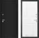 Входная металлическая Дверь Лабиринт (LABIRINT) Classic шагрень черная 21 Белый софт в Павловском Посаде