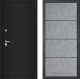 Входная металлическая Дверь Лабиринт (LABIRINT) Classic шагрень черная 25 Бетон светлый в Павловском Посаде