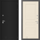 Дверь Лабиринт (LABIRINT) Classic шагрень черная 03 Крем софт в Павловском Посаде