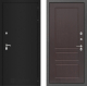 Входная металлическая Дверь Лабиринт (LABIRINT) Classic шагрень черная 03 Орех премиум в Павловском Посаде