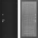 Входная металлическая Дверь Лабиринт (LABIRINT) Classic шагрень черная 06 Сандал грей в Павловском Посаде