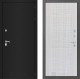 Входная металлическая Дверь Лабиринт (LABIRINT) Classic шагрень черная 06 Сандал белый в Павловском Посаде