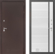Входная металлическая Дверь Лабиринт (LABIRINT) Classic антик медь 22 Белый софт в Павловском Посаде