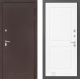 Входная металлическая Дверь Лабиринт (LABIRINT) Classic антик медь 11 Белый софт в Павловском Посаде