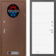 Входная металлическая Дверь Лабиринт (LABIRINT) Термо Магнит 13 Белый софт в Павловском Посаде