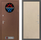 Входная металлическая Дверь Лабиринт (LABIRINT) Термо Магнит 05 Венге светлый в Павловском Посаде