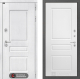 Входная металлическая Дверь Лабиринт (LABIRINT) Versal 03 Белый софт в Павловском Посаде