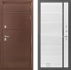 Входная металлическая Дверь Лабиринт (LABIRINT) Термо Лайт 22 Белый софт в Павловском Посаде
