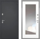 Дверь Интекрон (INTECRON) Гектор ФЛЗ-120-М Зеркало Белый матовый в Павловском Посаде