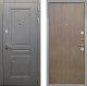 Дверь Интекрон (INTECRON) Брайтон Графит Гладкая шпон Венге коричневый в Павловском Посаде