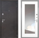 Дверь Интекрон (INTECRON) Сенатор Лучи ФЛЗ-120-М Зеркало Белый матовый в Павловском Посаде