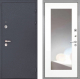 Дверь Интекрон (INTECRON) Колизей ФЛЗ-120-М Зеркало Белый матовый в Павловском Посаде