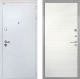 Входная металлическая Дверь Интекрон (INTECRON) Колизей White Гладкая Дуб сильвер поперечный в Павловском Посаде