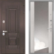 Входная металлическая Дверь Интекрон (INTECRON) Италия ФЛЗ-516 Зеркало Сосна белая в Павловском Посаде