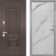 Входная металлическая Дверь Интекрон (INTECRON) Италия Гладкая Мрамор натуральный арктик в Павловском Посаде