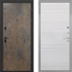 Входная металлическая Дверь Интекрон (INTECRON) Профит Black Гранж ФЛ-316 Белый ясень в Павловском Посаде