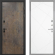 Входная металлическая Дверь Интекрон (INTECRON) Профит Black Гранж Лучи-М Софт милк в Павловском Посаде